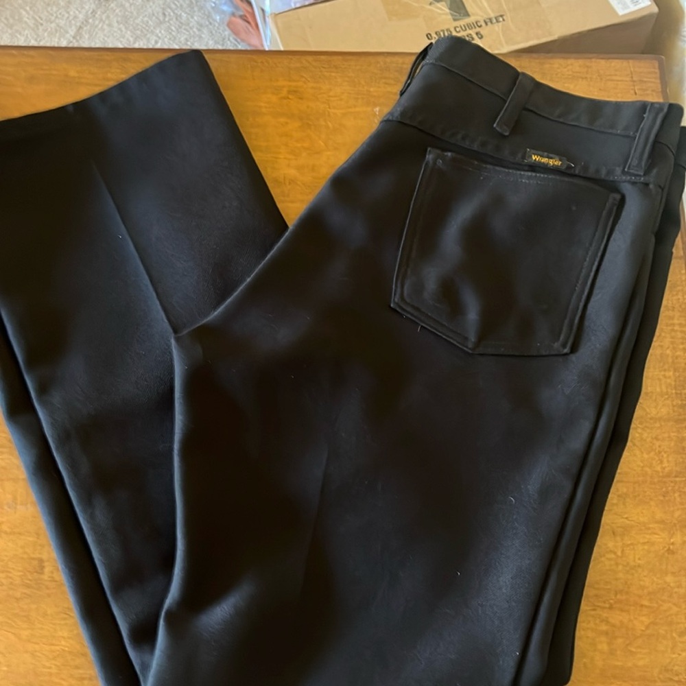Black wrangler dress pants